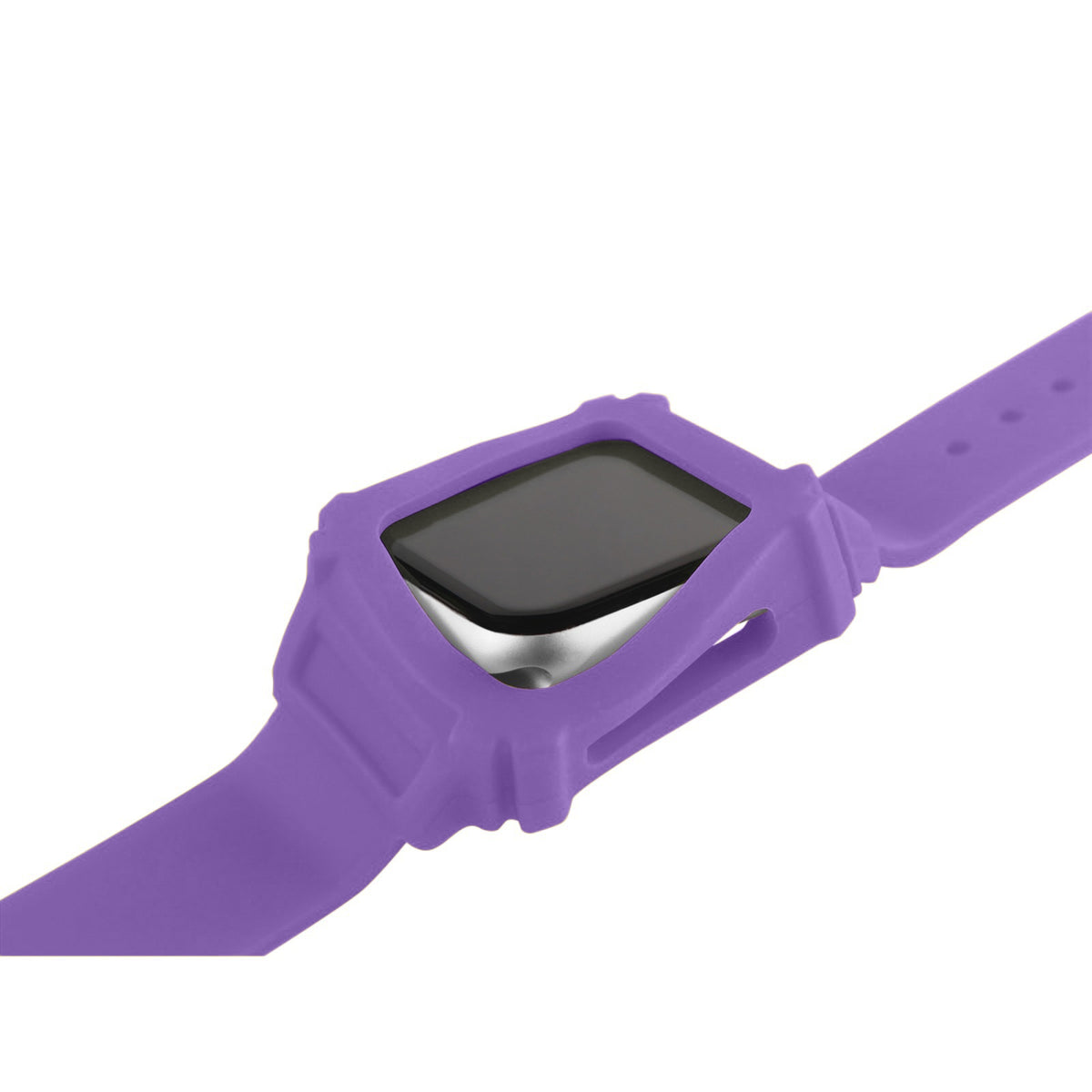 Silicone Bands for Apple Watch 38mm, 40mm, 42mm, Series 7, 8, SE, Neon Pink, Purple, Green