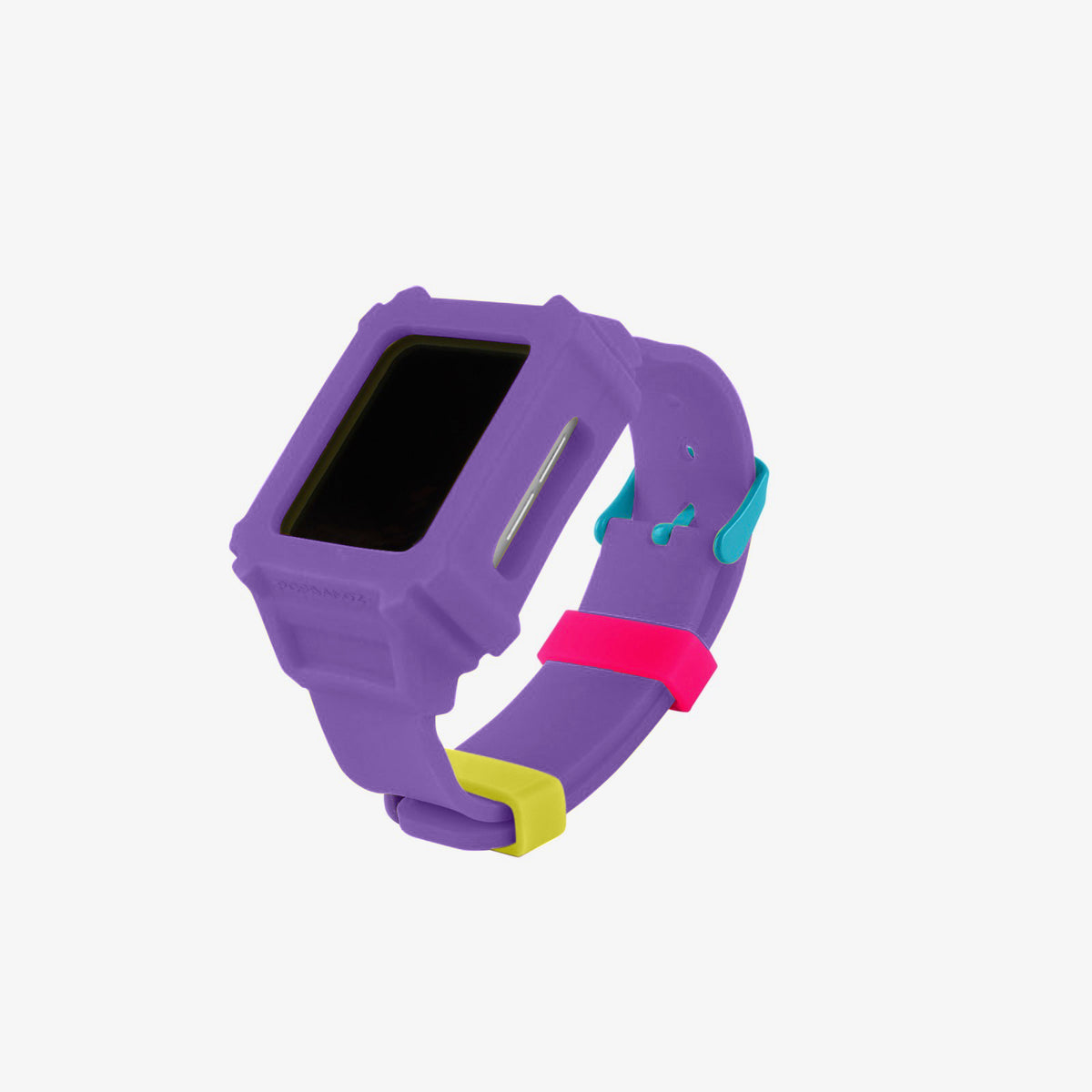 Silicone Bands for Apple Watch 38mm, 40mm, 42mm, Series 7, 8, SE, Neon Pink, Purple, Green