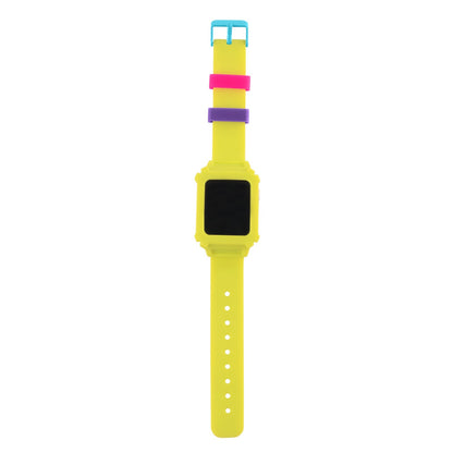Silicone Bands for Apple Watch 38mm, 40mm, 42mm, Series 7, 8, SE, Neon Pink, Purple, Green
