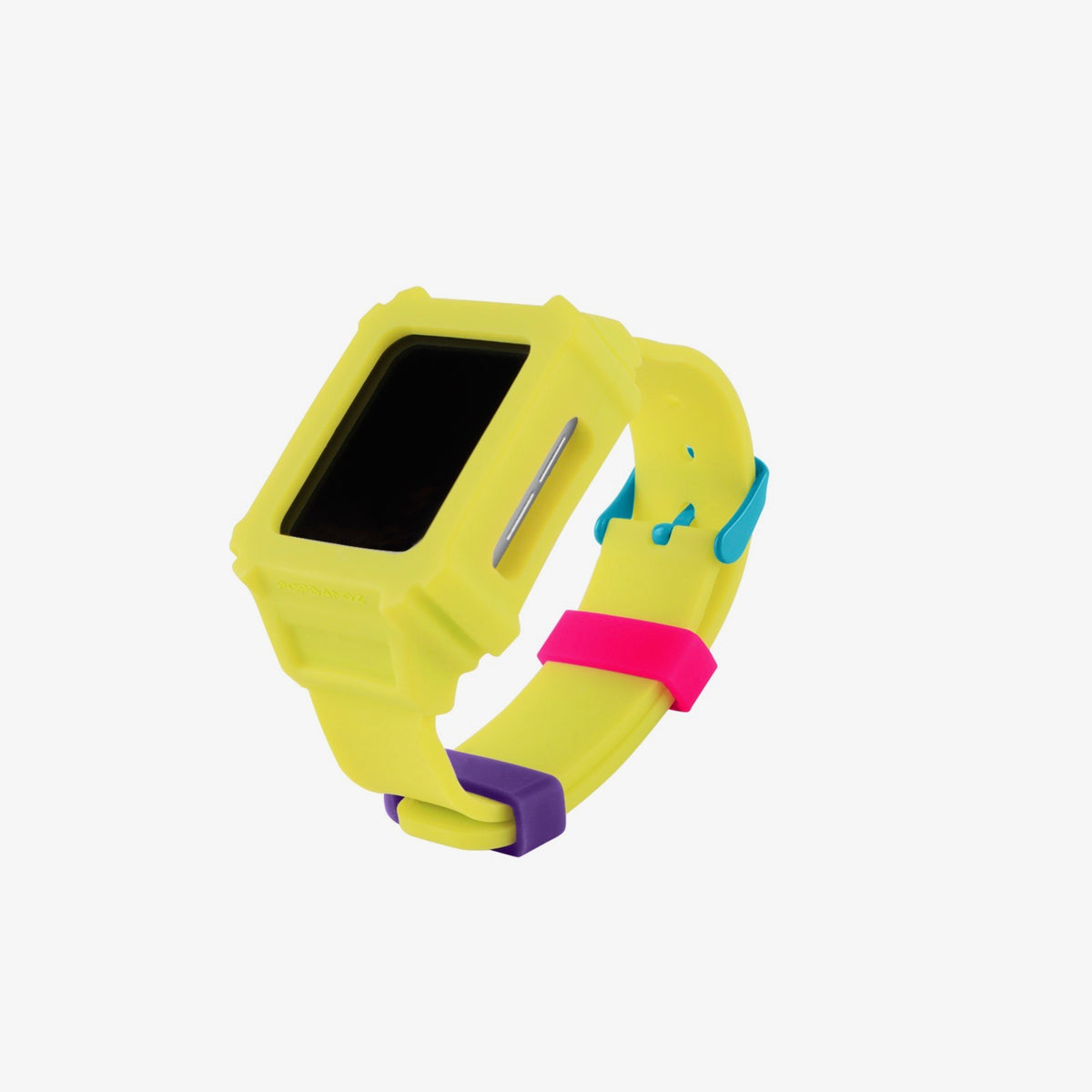 Silicone Bands for Apple Watch 38mm, 40mm, 42mm, Series 7, 8, SE, Neon Pink, Purple, Green